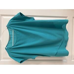 daniel rainn Teal Blouse Large